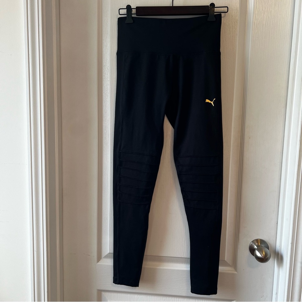Repost - Puma Black Leggings “Motto Tight”, Size Small